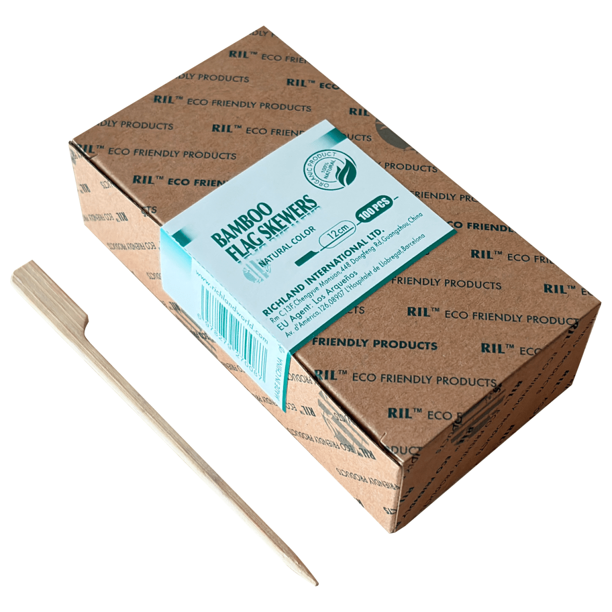 FLAG BAMBOO SKEWERS(12cm)