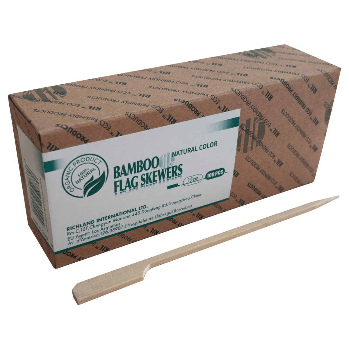 FLAG BAMBOO SKEWERS(15cm)